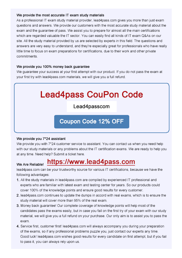 lead4pass 300-365 dumps