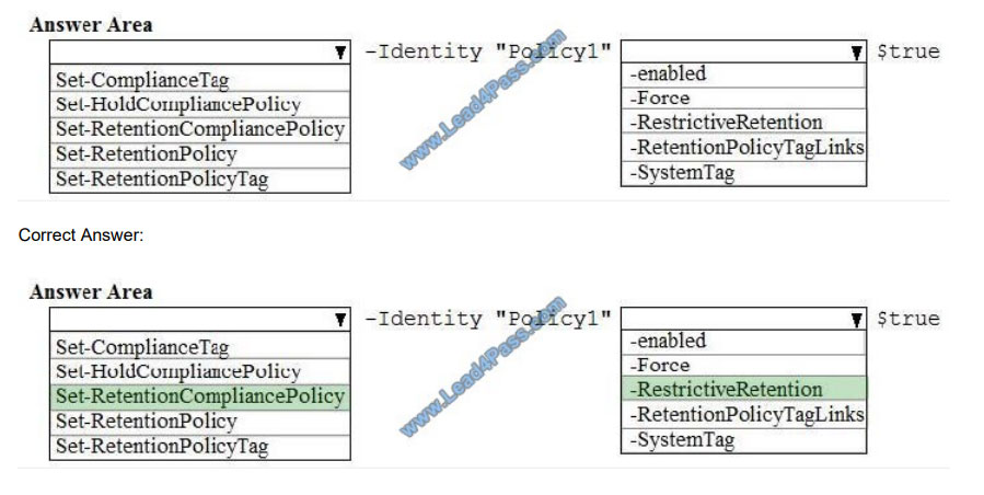 lead4pass ms-101 exam questions q1