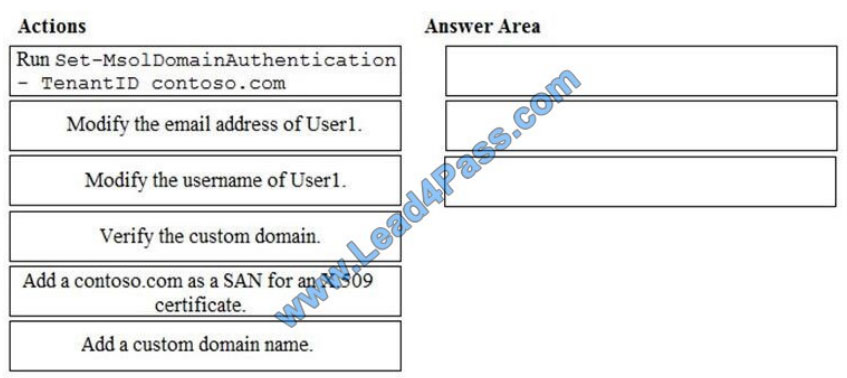 lead4pass ms-100 exam questions q10