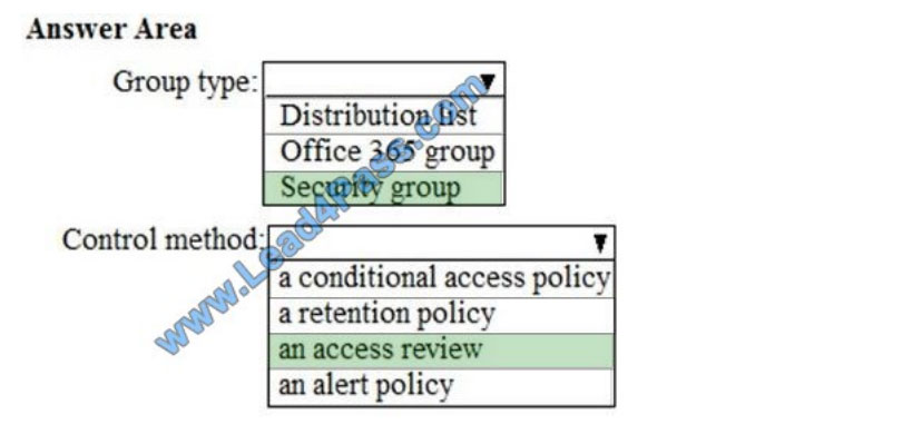lead4pass ms-100 exam questions q4-1