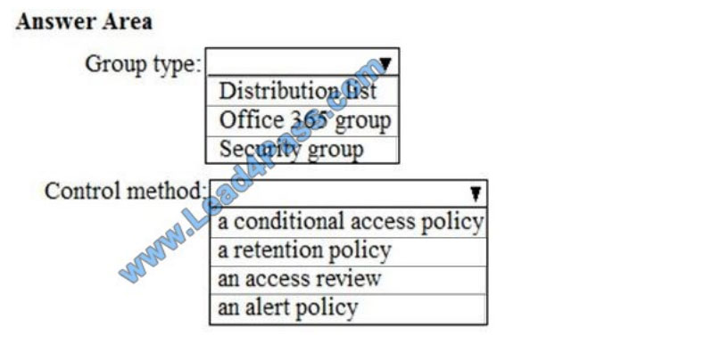 lead4pass ms-100 exam questions q4