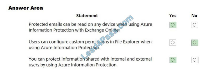 lead4pass ms-900 practice test q7-1