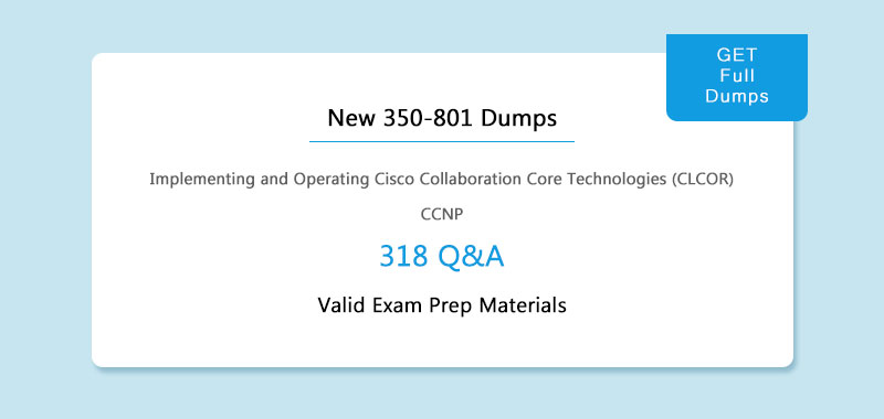 new 350-801 dumps