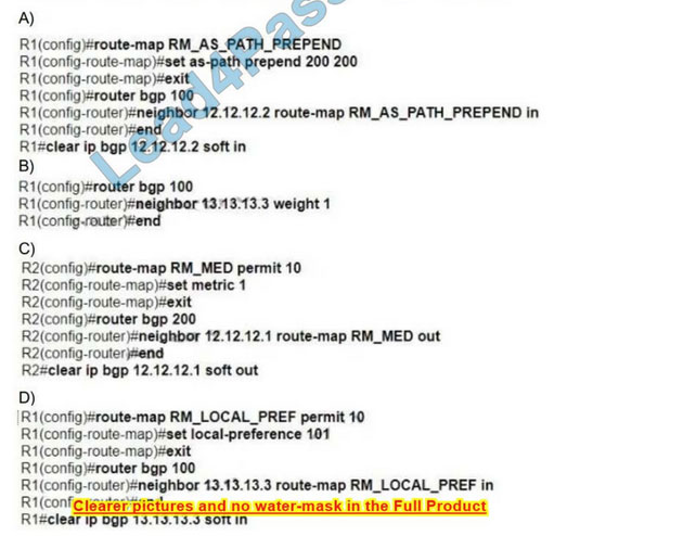 CCNP Enterprise 350-401 ENCOR exam material q5-1